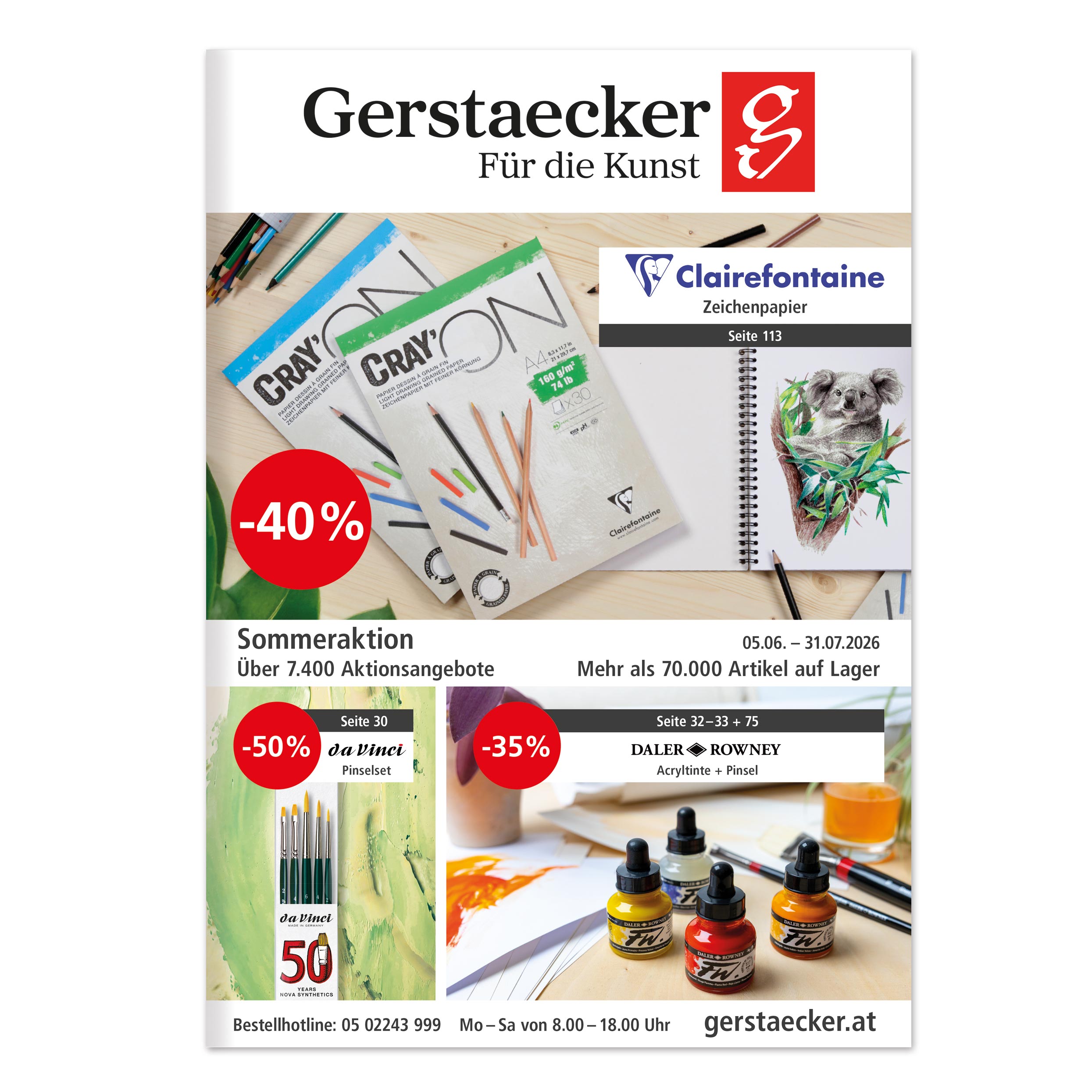 Sommeraktion 2026 - jetzt bestellen!