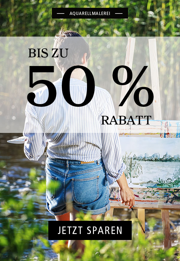 Sommerlandschaft in Aquarell - bis zu 50% Rabatt