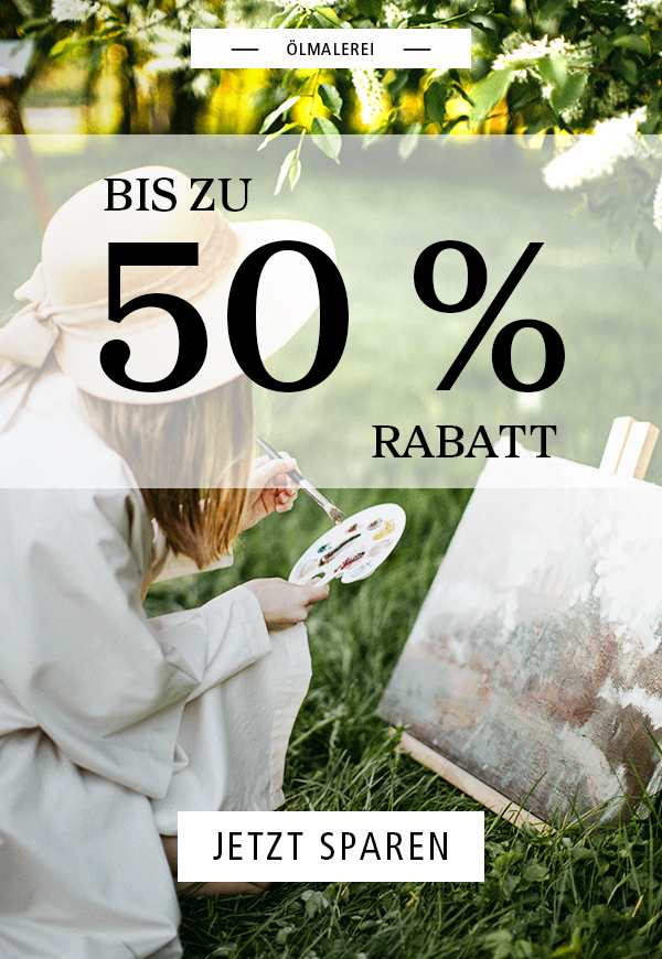 Tiefe Farben, große Wirkung – Ölmalerei erleben. Bis zu 50 % Rabatt